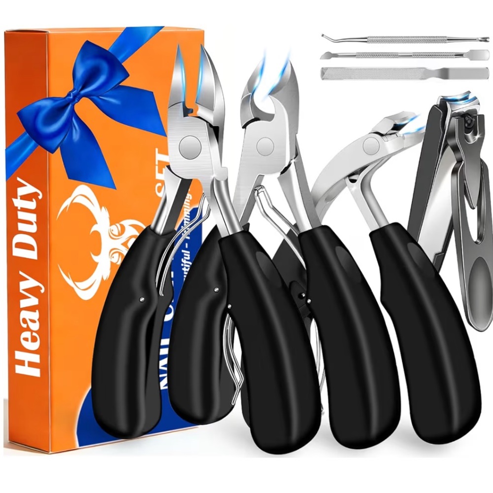 7-in-1 Heavy Duty Toenail Clippers for Thick Nails